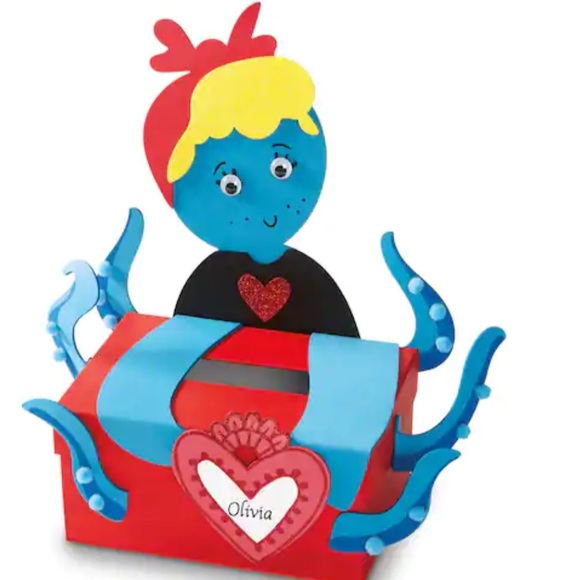2pcs Valentine’s Mailbox Craft Kit, bundle of 2 - Picture 2 of 5